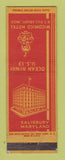 Matchbook Cover - Wicomico Hotel Salisbury MD