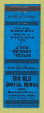 Matchbook Cover - Old Coffee House Lexington MA WEAR