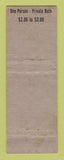 Matchbook Cover - Curtis Hotel Minneapolis MN WEAR