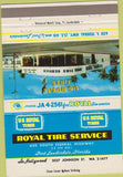 Matchbook Cover - Royal Tire Service Ft Lauderdale FL 40 Strike