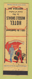 Matchbook Cover - Hotel Muscle Shoals Sheffield AL bellhop