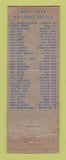 Matchbook Cover - Hotel Admiral Semmes Mobile AL