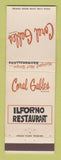 Matchbook Cover - Coral Gables Ilforno Restaurant East Lansing Kalamazoo MI