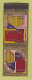 Matchbook Cover - Hotels Vicksburg MS Little Rock Hot Springs AR