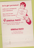 Matchbook Cover - Universal Match Marino Los Angeles CA 40 Strike