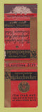 Matchbook Cover - Hollywood Knickerbocker Hotel Hollywood CA CROWN POOR STRIKER
