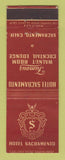 Matchbook Cover - Hotel Sacramento CA WEAR