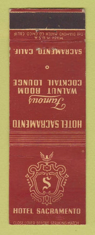 Matchbook Cover - Hotel Sacramento CA WEAR
