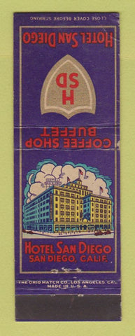 Matchbook Cover - Hotel San Diego CA