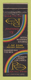 Matchbook Cover - Hotel Rainbow Great Falls MT