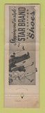 Matchbook Cover - Star Brand Shoes Palace Hotel Missoula MT WEAR
