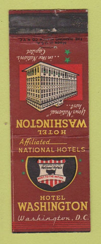 Matchbook Cover - Hotel Washington DC WEAR