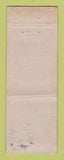 Matchbook Cover - Sunny Isles Club North Miami Beach FL WORN