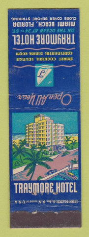 Matchbook Cover - Traymore Hotel Miami Beach FL