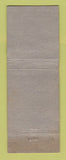 Matchbook Cover - Hotel Du Pont Wilmington DE WORN