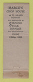 Matchbook Cover - Marco's Chop House Detroit MI WEAR