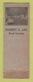 Matchbook Cover - Hotel Robert E Lee Winston Salem NC WORN
