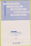 Matchbook Cover - Zaback Funeral Home Astabula OH 40 Strike