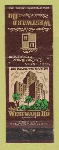 Matchbook Cover - Westward Ho Hotel Phoenix AZ WEAR