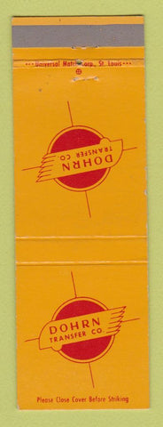 Matchbook Cover - Dohrn Transfer Trucking Rock Island IL