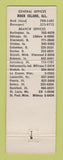 Matchbook Cover - Dohrn Transfer Trucking Rock Island IL