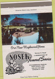 Matchbook Cover - Nosek Funeral Home Cleveland OH 40 Strike