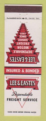Matchbook Cover - Lee Eastes Freight Trucking Seattle WA Portland OR #2