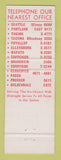 Matchbook Cover - Lee Eastes Freight Trucking Seattle WA Portland OR #2