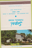 Matchbook Cover - Sepsi Funeral Home Cleveland OH 40 Strike