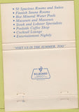 Matchbook Cover - Desert Inn Hotel Spa Hot Springs CA WEAR 40 Strike