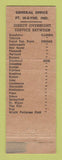 Matchbook Cover - Security Cartage Trucking Fort Wayne IN