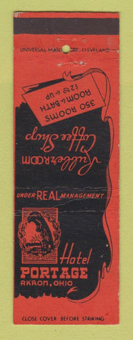 Matchbook Cover - Hotel Portage OH