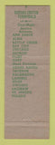 Matchbook Cover - Consolidated Freight Trucking MI Michigan