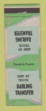 Matchbook Cover - Darling Transfer Trucking Omaha NE