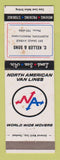Matchbook Cover - North American Van Lines Trucking Keller Allentown PA WEAR