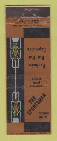 Matchbook Cover - The Sportsman Logan OH bar grill WEAR