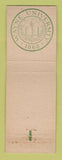 Matchbook Cover - Wayne University Detroit MI Tartars