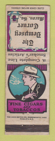 Matchbook Cover - The Dempsey Corner Macon GA tobacco WEAR