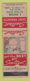 Matchbook Cover - Sealtest Dairy Products Ice Cream Detroit MI E Shepard WORN