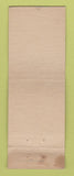Matchbook Cover - Motor City Tool Detroit MI Standard Match