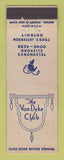 Matchbook Cover - Van Dyke Club Detroit MI