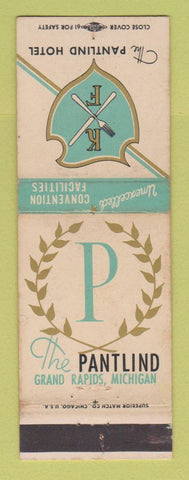 Matchbook Cover - Pantlind Hotel Grand Rapids MI