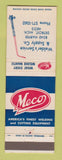 Matchbook Cover - Meco Welder's Service Supply Detroit MI