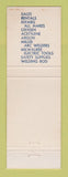 Matchbook Cover - Meco Welder's Service Supply Detroit MI