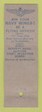 Matchbook Cover - Gem Razor Blades WWII Naval Aviation Jargon Flat Batting