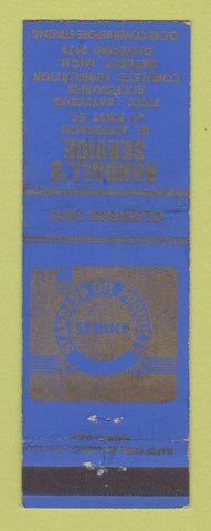 Matchbook Cover - Standard oil gas Randall's Detroit MI