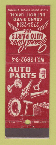 Matchbook Cover - Grand River Auto Parts Detroit MI