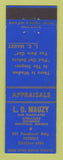 Matchbook Cover - LC Mauzy Appraisers Engineers Detroit MI