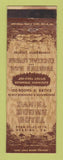 Matchbook Cover - Daniel Boone Hotel Reading PA