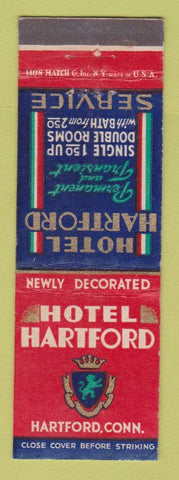 Matchbook Cover - Hotel Hartford CT